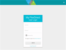 Tablet Screenshot of myflexdirect.com